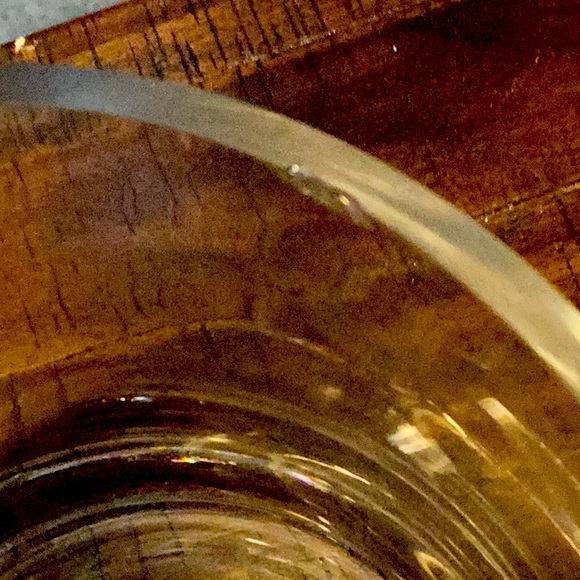 Block Lead Crystal Ice Bucket, there is a chip on the rim as shown - Picture 2 of 3